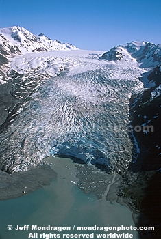 Reid Glacier Aerial View
